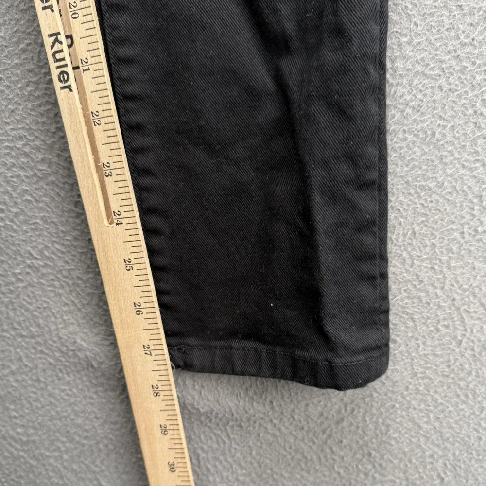 Ash & Erie Jeans Mens 30x29 (Fits 30/28) Black Slim Taper Dark Wash Stretch.